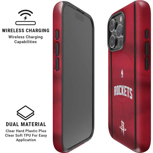NBA Houston Rockets Jersey iPhone 16 Pro Max Magsafe Impact Case